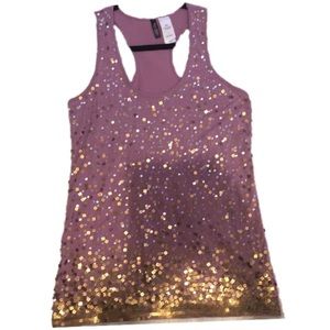 Bisou Bisou Michele Bohbot Sequin Tank